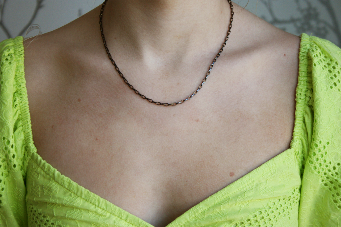 Black Chain Link Choker