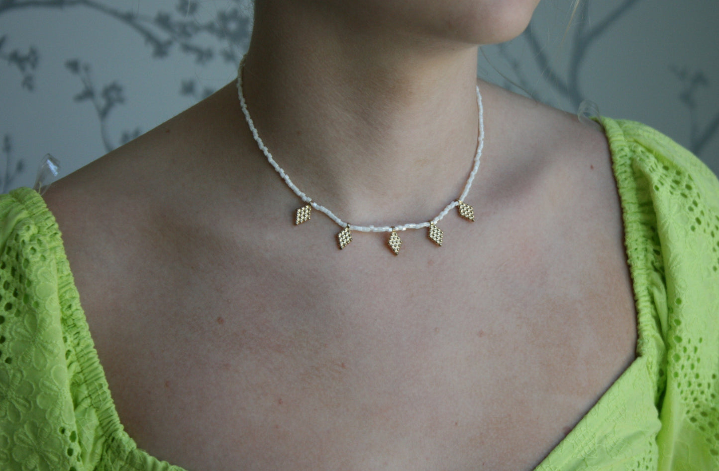 Triangle Charm Choker